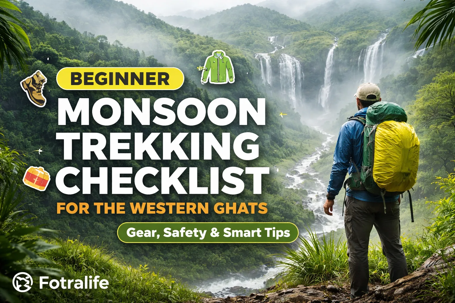 Beginner Monsoon Trekking Checklist for the Western Ghats: Gear, Safety & Smart Tips